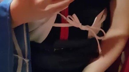 Gintoki Gintama cosplay masturbation