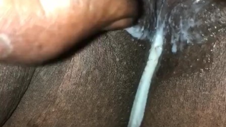 Daddy play with cream pussy
