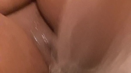 Water Masturbation, Came too fast, wet pussy ebony