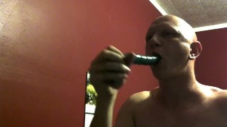 piggy blowjob practice with toy 9/4/18
