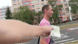 CZECH HUNTER 370 -  Lost Stranger Gets Help Finding His Way Into Dude's Smooth Asshole