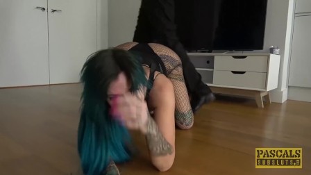 Inked seductress Alexxa Vice submits to rough anal pounding