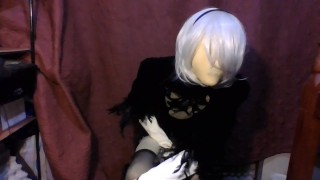 2B Zentai Cosplay 16 Pulsation Vibrator.