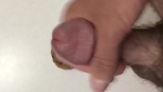 Portuguese Canadian Boy Cum on and Eat Cookie