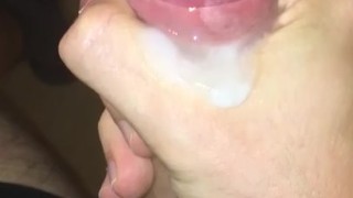 Young Male Teasing His Cock Until He Cums Hard