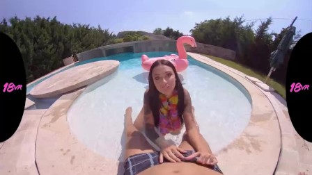 18VR.com POV anal Outdoor Fuck With Big Titted Tattooed teen Adel Asanty