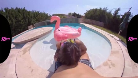 18VR.com POV anal Outdoor Fuck With Big Titted Tattooed teen Adel Asanty
