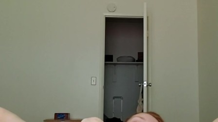 Thick white redhead tastes herself after she orgasms