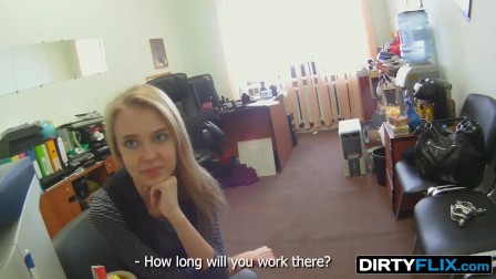 Dirty Flix - Chloe Blue - Fucking job interview