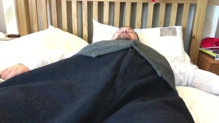 human balloon bed clip in a suit