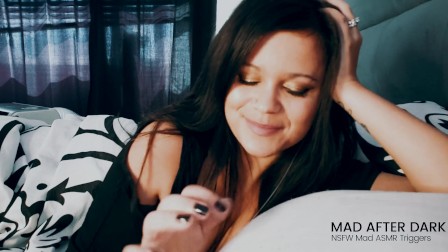 ASMR Girlfriend Roleplay Handjob & Dirty Talk in Bed