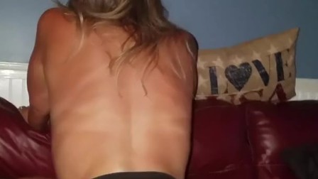 Real amateur gangbang unprotected creampie hotwife w/ cheating neighbors
