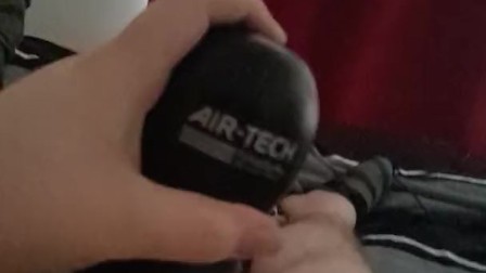Chubby teen Tries Out Tenga Air Tech Strong While Watching Pornhub