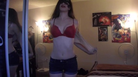 Sexy 18 year amateur stripping