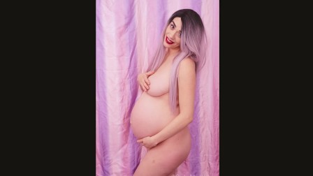 Nylon Encasement FULL Photo Shoot With 9 month Pregnant Peaches Slideshow