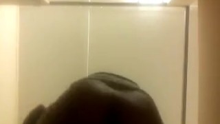 Standin up and fuckin her in the bathroom
