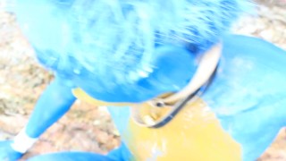 Pokemon Cute Boy / Body Paint / 19 Years Old Extreme Fetish Cosplay #1