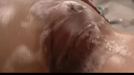 SKINNY PALE teen BATHING  ASS PUSSY CLOSEUPS