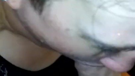 Getting cock sucked then fucking her good and cumming on that ass