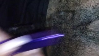 Playing With My Pretty Unshaved Pussy