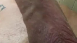 Shower cumshot