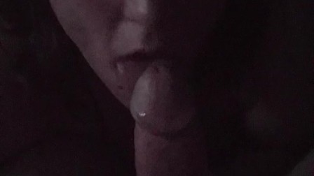 Sucking a HUGE cock! (and loving it)