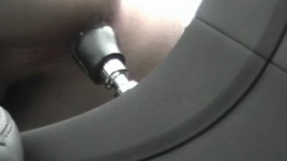 Fucking gearstick with my ass (low res old stuff)