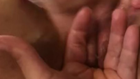Rubbing Oiled Clit While Boyfriend Fingering Me