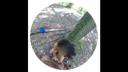 Snapchat spectacles outdoor POV fuck in the woods