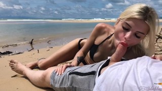 Public sex on the island, Cumming in my panties - Freya Stein