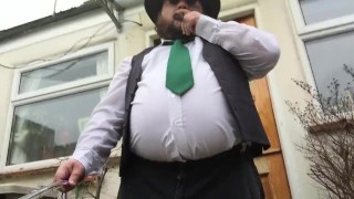 fat UK cigar cowboy clip