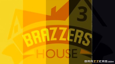 Preview 5 of Official Brazzers House Season 3 Ep1 Lena Paul Hosts A Wild Wrestling Orgy