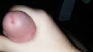 Shooting my warm cum