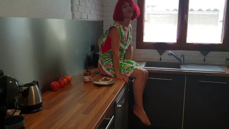 Candycherry7* Part1 - I want to cook in the kitchen but he wants a blowjob