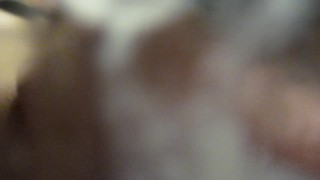I shoot my wad onto the screen to the sound of high heels walking!