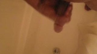 Jackin off in the shower