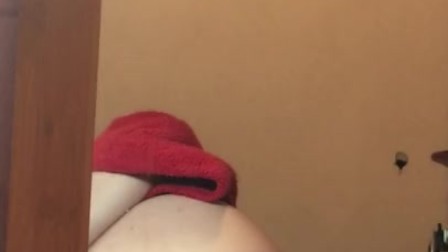BUTTPLUG AND VIBRATOR- quickly cumming before my boyfriend gets home