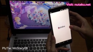 18yo student gets intense orgasm while playing nutaku game