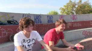 CZECH HUNTER 375 -  Skateboarding Twinks Get Paid To Be In A Raw Threesome