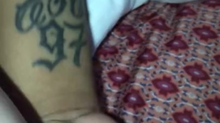 Girlfriend fingers my tight pussy