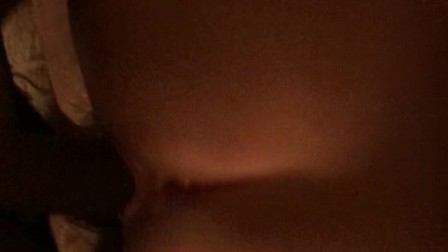 Daddy pounding my pussy and made him cum