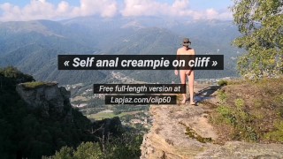 Self anal creampie on cliff - Lapjaz.com