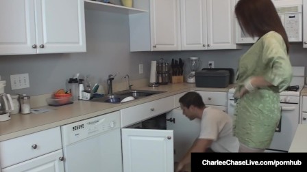 Hot Horny Housewife Charlee Chase Meets & Bangs the Plumber!