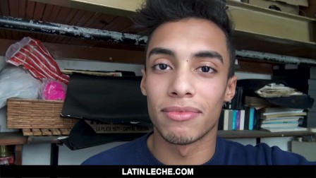 LatinLeche - Latin Boy with Braces take messy facial