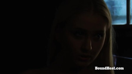 Disappeared On Arrival 2: Locked Blonde Slave In Thongs Masturbates