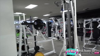Locker Room Voyeur Fucks Slutty Redhead!