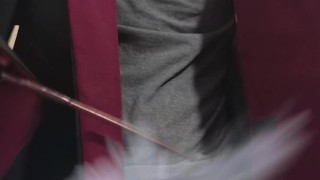 Wizard's spell to hide erection backfires- Huge boner pops out!