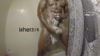 playing with BBC in the shower