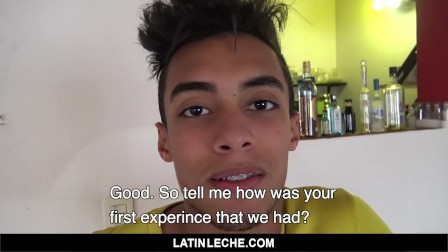 LatinLeche - Venezuelan Cocksucker takes double facial