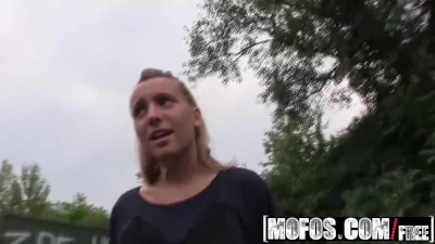 Mofos - Euro teen Nessy gets agaist a car